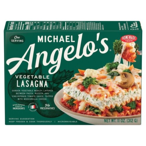 M ANGELO VEGGIE LASA 11 OZ