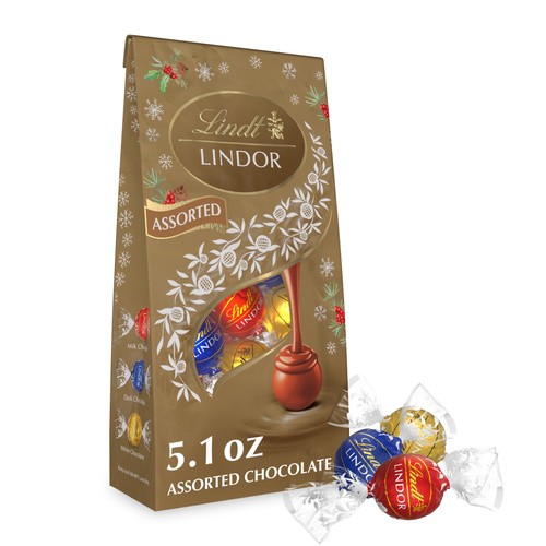 LINDT ASST CHOC TRUFFLE 5.1 OZ