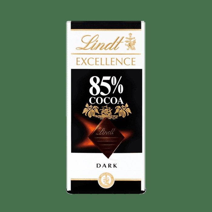 Lindt Dark Chocolate 85% Cocoa 0.22 Lbs