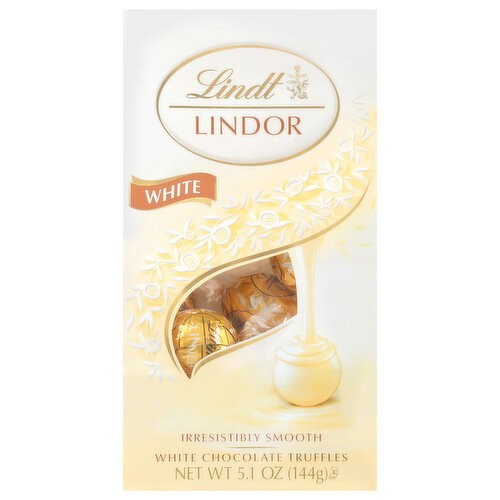 LINDT TRUFFLE WHITE 5.1 OZ