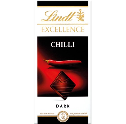LINDT CHILI DARK CHOCOLATE 0.22 Lbs