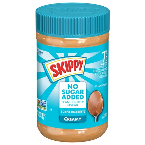 SKIPPY CREAMY NO SUGAR PEANUT BUTTER 16 OZ