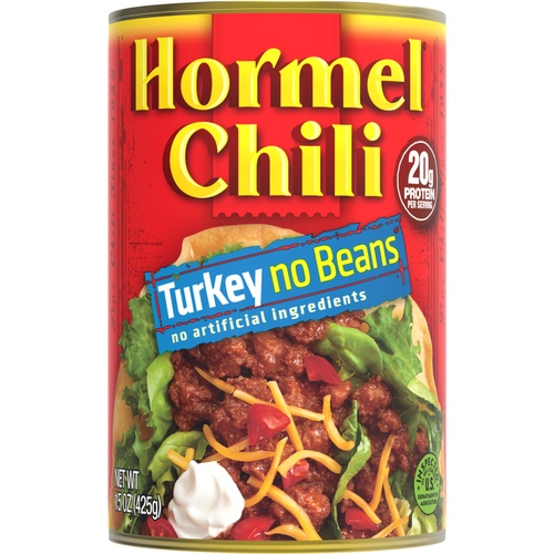 HORMEL TURKEY CHILI NO BEANS             15 OZ