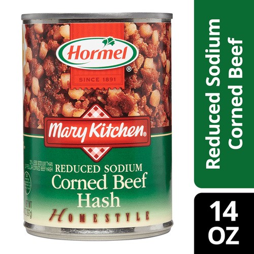 HORMEL REDUCED SODIUM CRNBF HASH 14 OZ