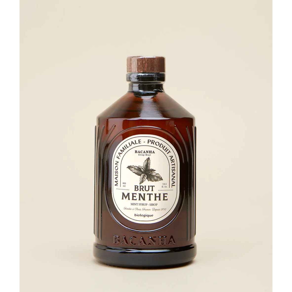 BACANHA SIROPH MENTHE ORGANIC MINT SYRUP 1.06 Lbs