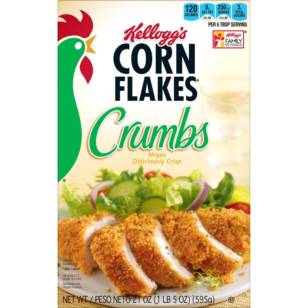 KELLOGGS CORN FLAKE CRUMB 21 OZ