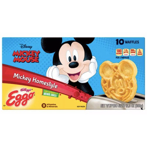 KELLOGGS EGGO MICKEY HS WAFFLES 10 COUNT