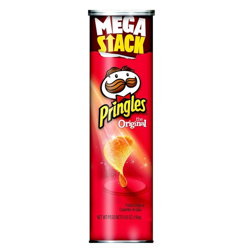 PRINGLES ORIGINAL MEGASTACK 6.8 OZ