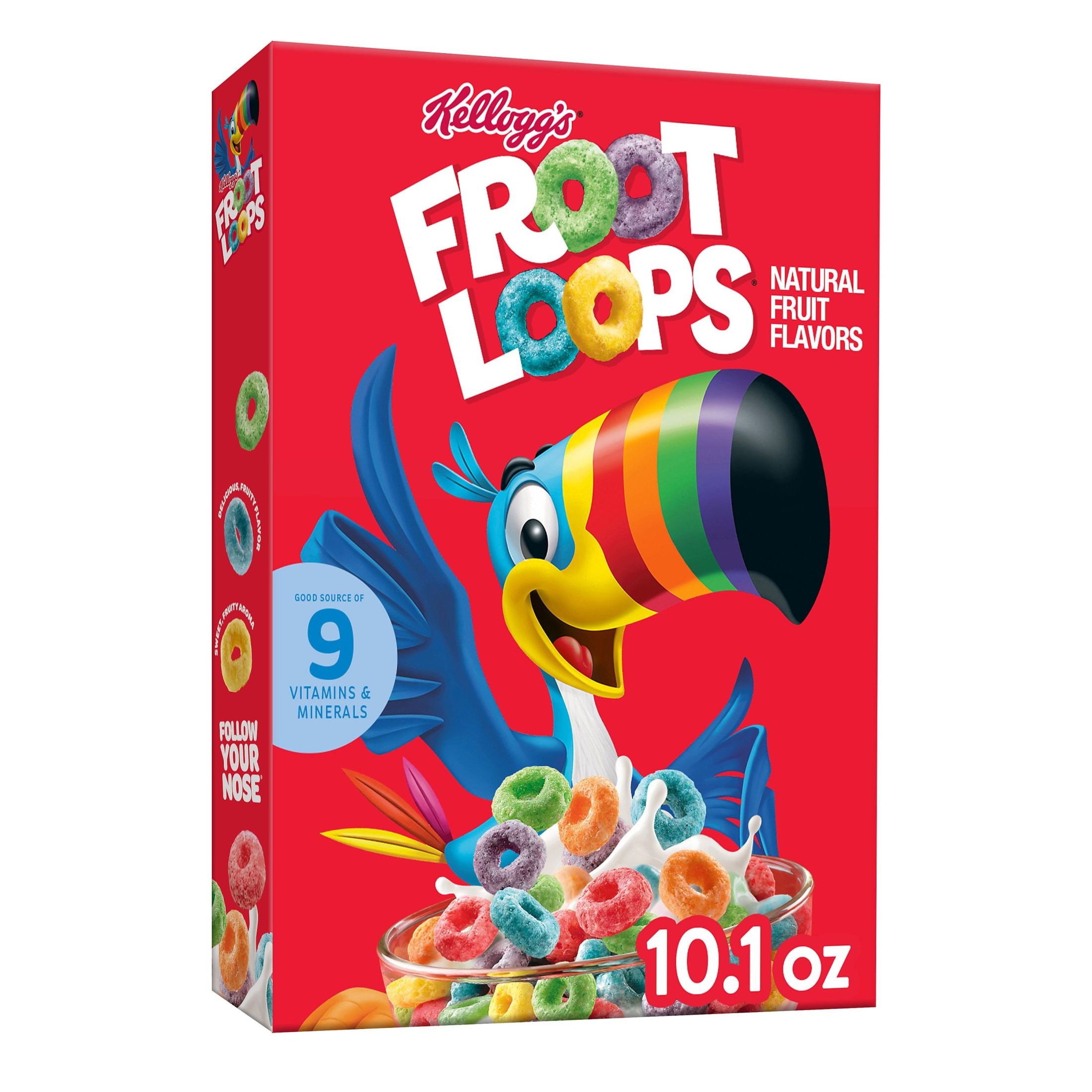 KELLOGGS FRUIT LOOPS CEREAL 10.1 OZ