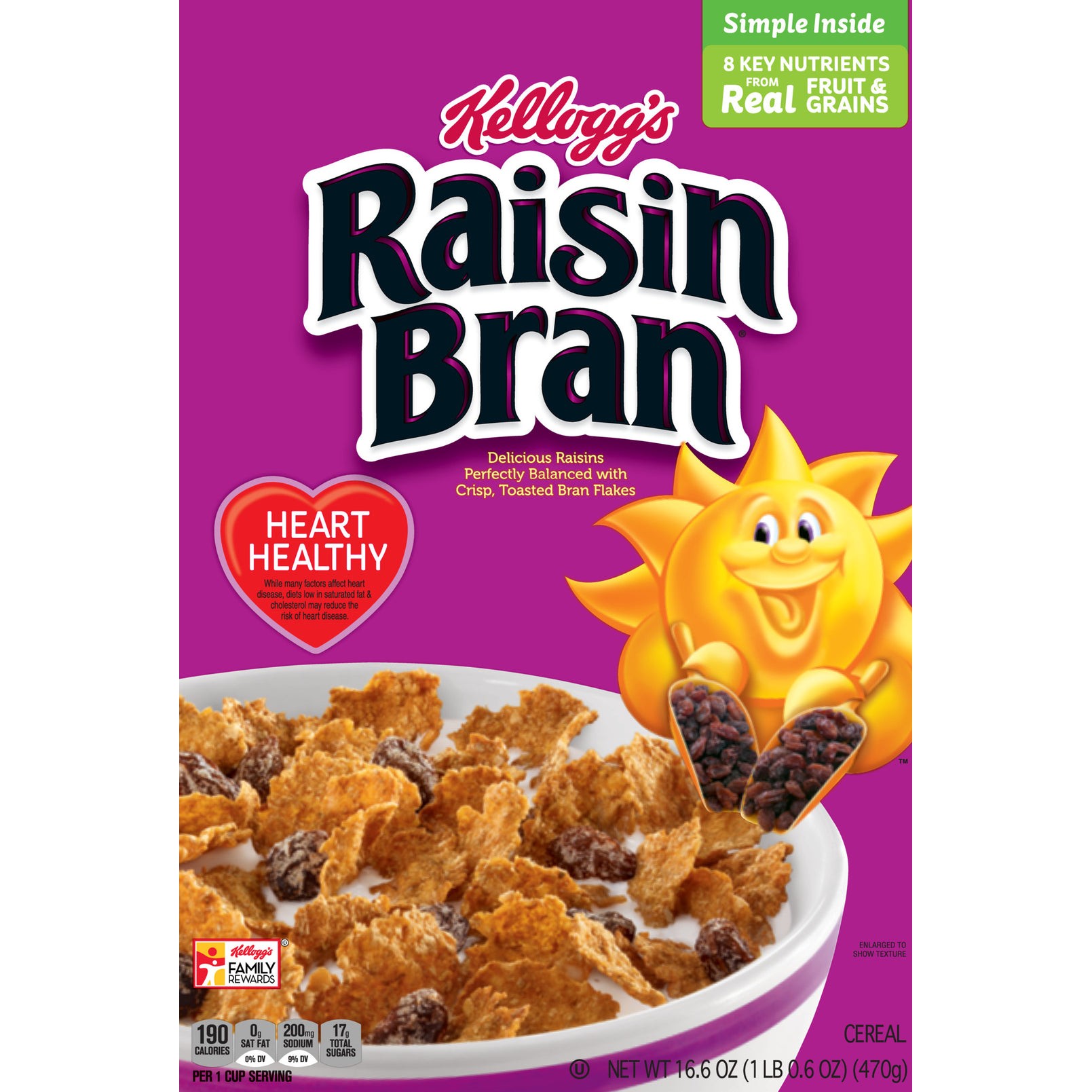 KELLOGG'S RAISIN BRAN 16.6 OZ