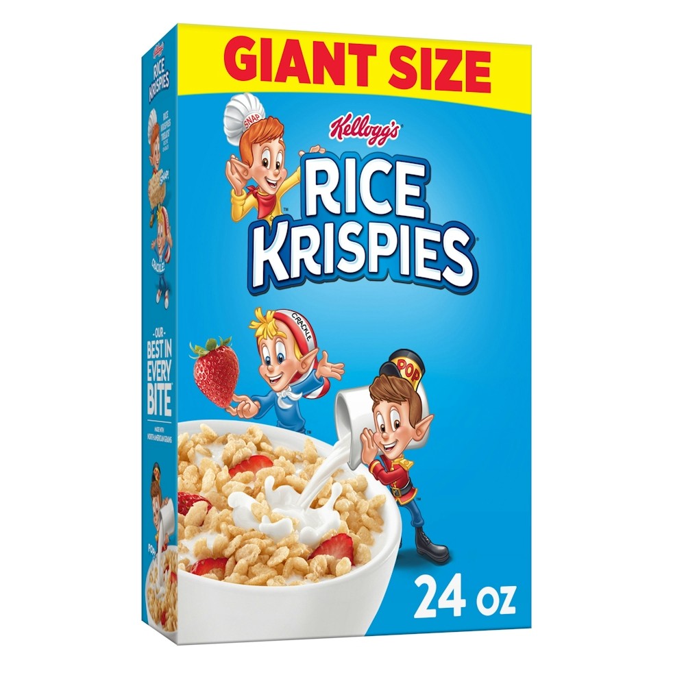 Kellogg's Rice Krispies Original Cereal Giant Size 24 OZ