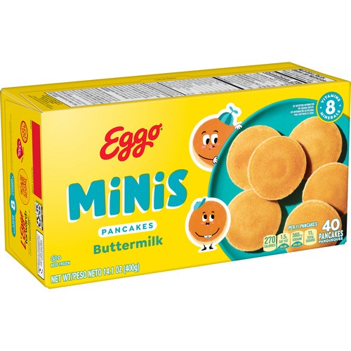 KELLOGGS EGGO MINI BTTRMLK PANCAKES 40 COUNT