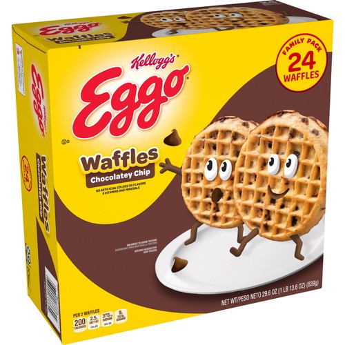 KELLOGGS EGGO CHOC CHP WAFFLE 24 COUNT