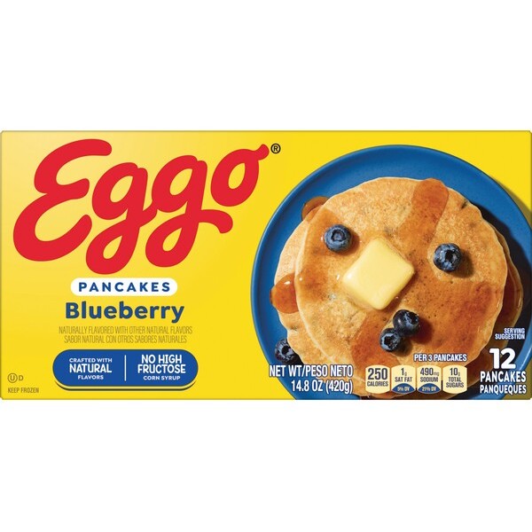 Kellogg's Eggo Blueberry Pancakes 12 Count