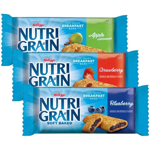 KELLOGG'S NUTRI GRAIN MIXED BERRY        8 COUNT