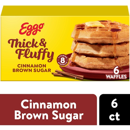 KELLOGGS EGGO THICK CINNAMON WAFFLE      6 COUNT