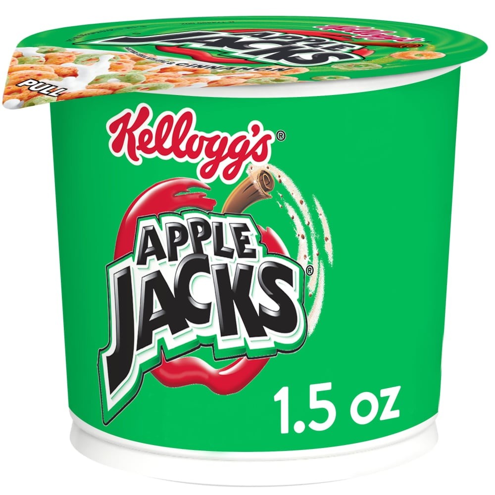 KELLOGG'S APPLE JACKS CEREAL CUP 1.5 OZ