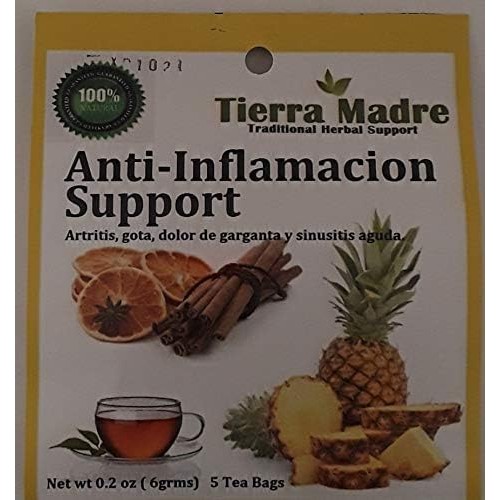 Tierra Madre AntiInflamacion Herbal Tea  5 BAG