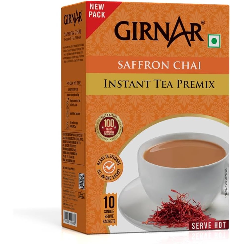 Girnar Instant Saffron Tea 2 PACK