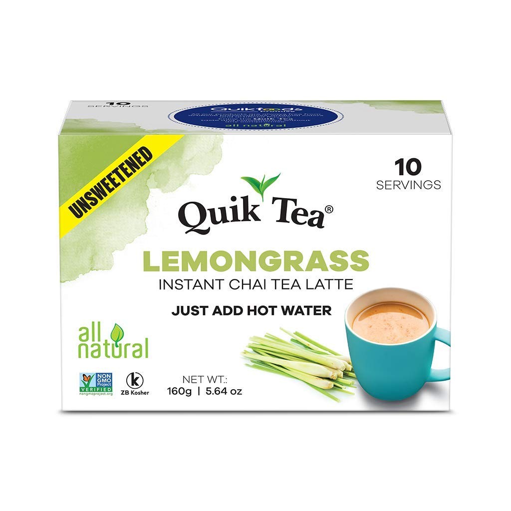 QuikTea Chai Tea Latte, Lemongrass 100 BAG