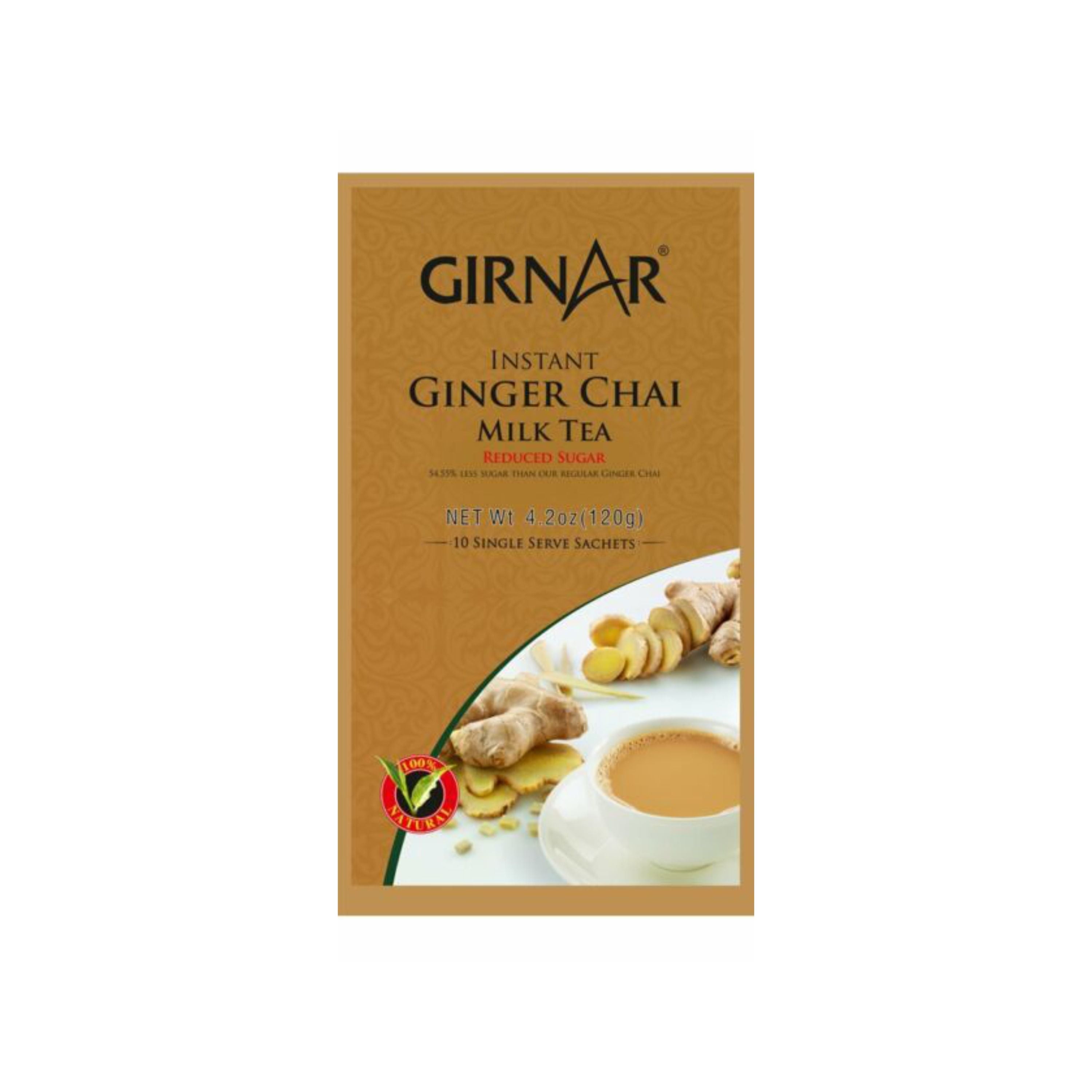 Girnar Instant Ginger Chai Milk Tea   4.2 OZ