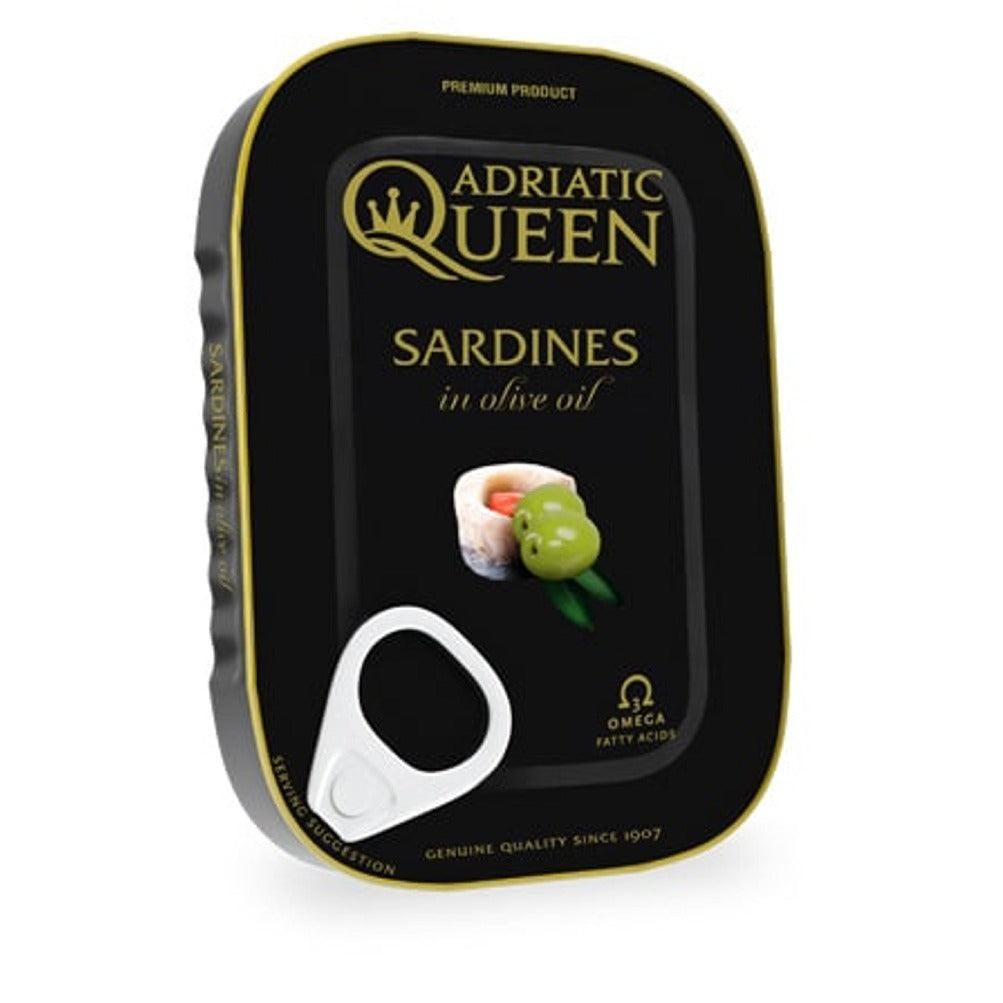 QUEEN ADRIATIC SARDINE IN OLIVE OIL 3.7 OZ