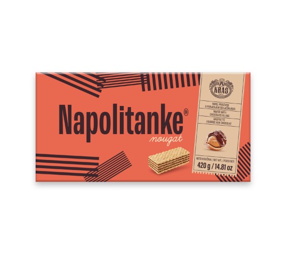 KRAS NOUGAT NAPOLITANKE COOKIES 420 GM
