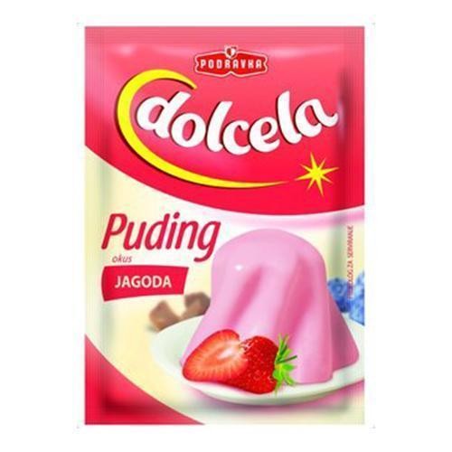 PODRAVKA DOLCELA PUDDING STRAWBERRY 40 GM