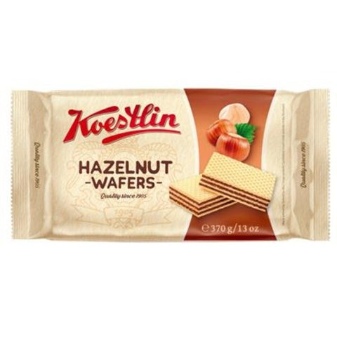 KOESTLIN HAZELNUT WAFERS 370 GM
