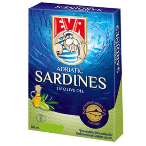 EVA SARDINES ADRIATIC IN OLIVE OIL 100 GM