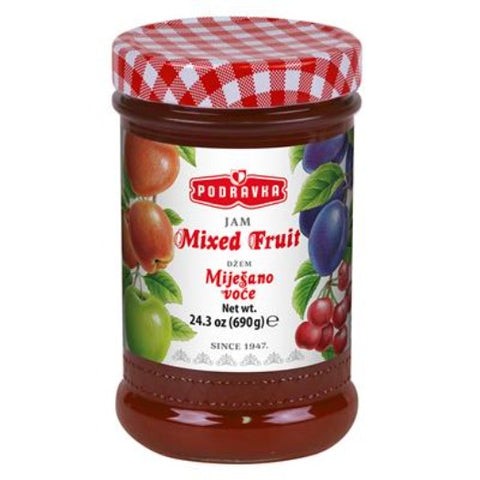PODRAVKA JAM MIXED FRUIT 690 GM