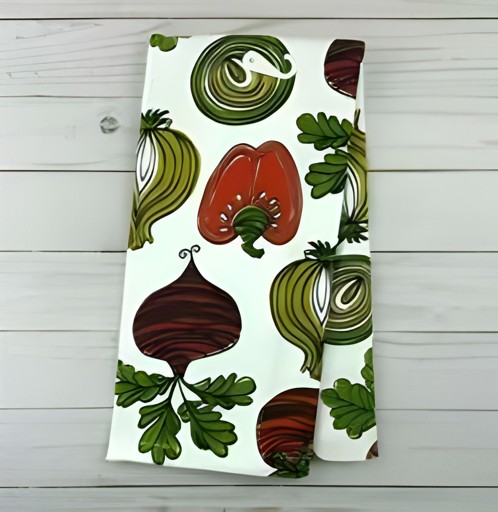 Kitchen Towel Veggie Patch 1 EACH