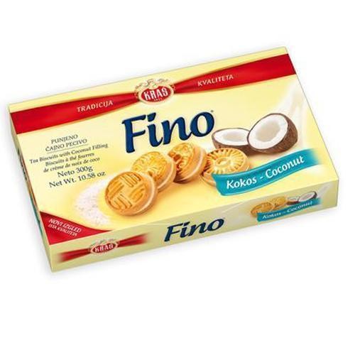 KRAS FINO COCONUT BISCUITS 300 GM