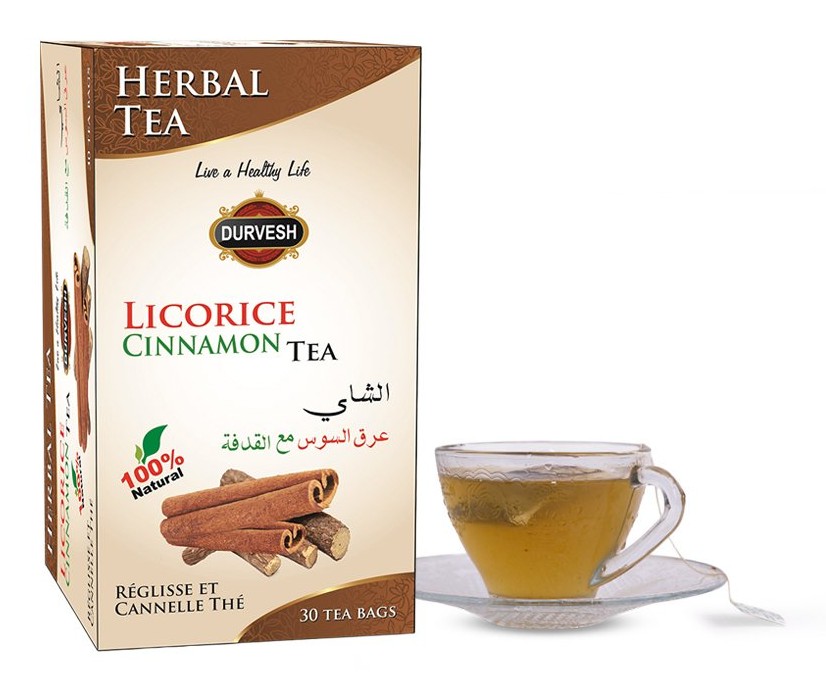 DURVESH LICORICE CINNAMON TEA 30 BAG