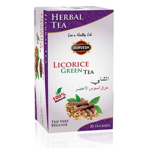 DURVESH LICORICE GREEN TEA 30 BAG