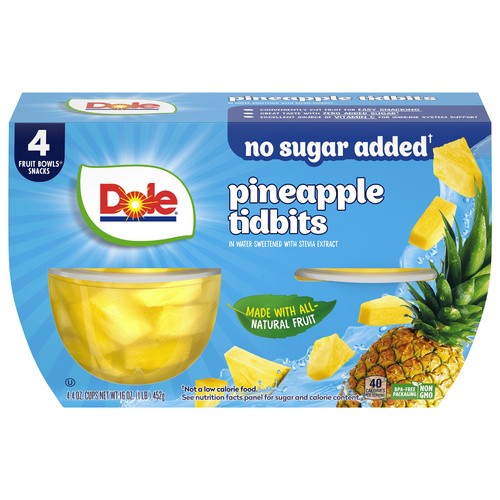 DOLE NSA PINEAPPLE BOWL 4 PACK
