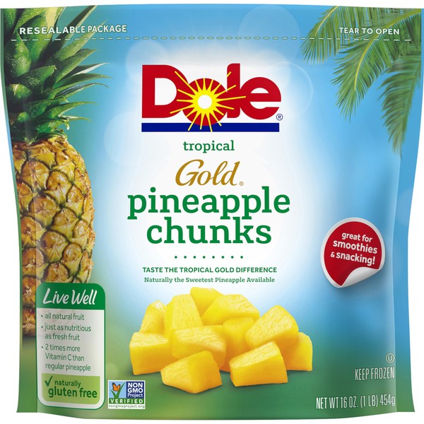 PINEAPPLE CHUNKS DOLE 1 LBS