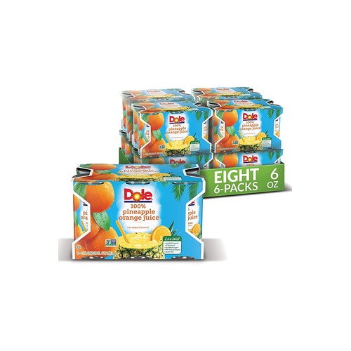 DOLE PINEAPPLE ORANGE JC 6 PACK          1 OZ