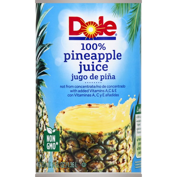Dole Piapple Juice 14 OZ