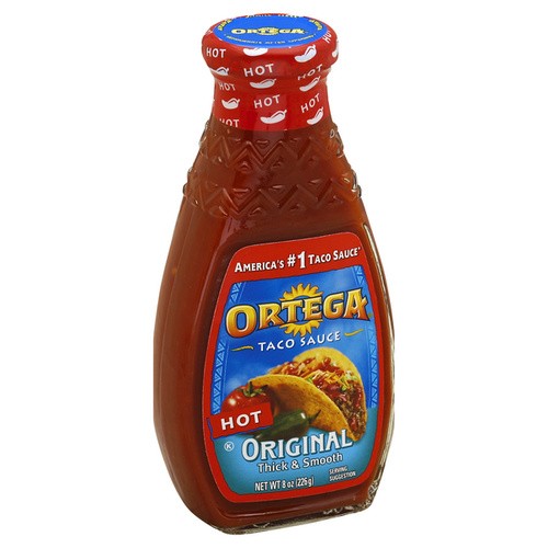 ORTEGA HOT TACO SAUCE 8 OZ