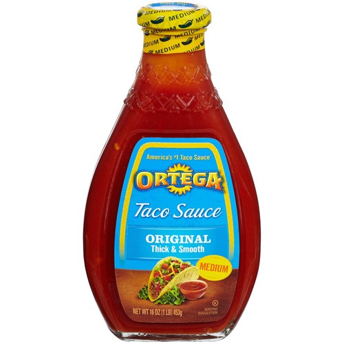 ORTEGA MED TACO SAUCE 16 OZ