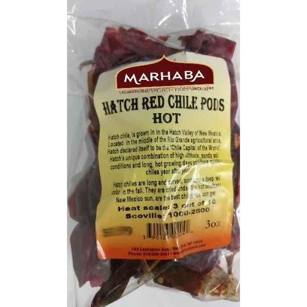 KALUSTYANS HATCH RED CHILI PODS HOT 0.13 Lbs