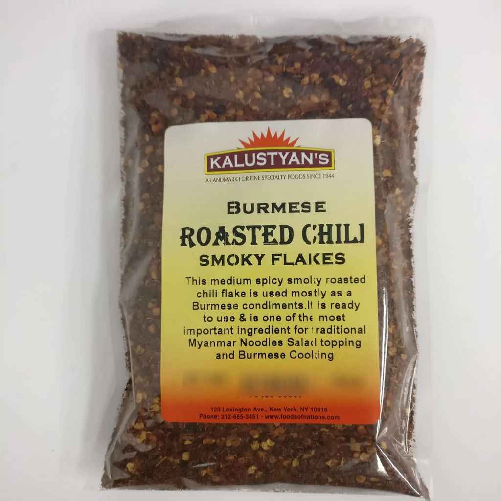 KALUSTYANS BURMESE ROASTED CHILI SMOKY FLAKES 0.38 Lbs