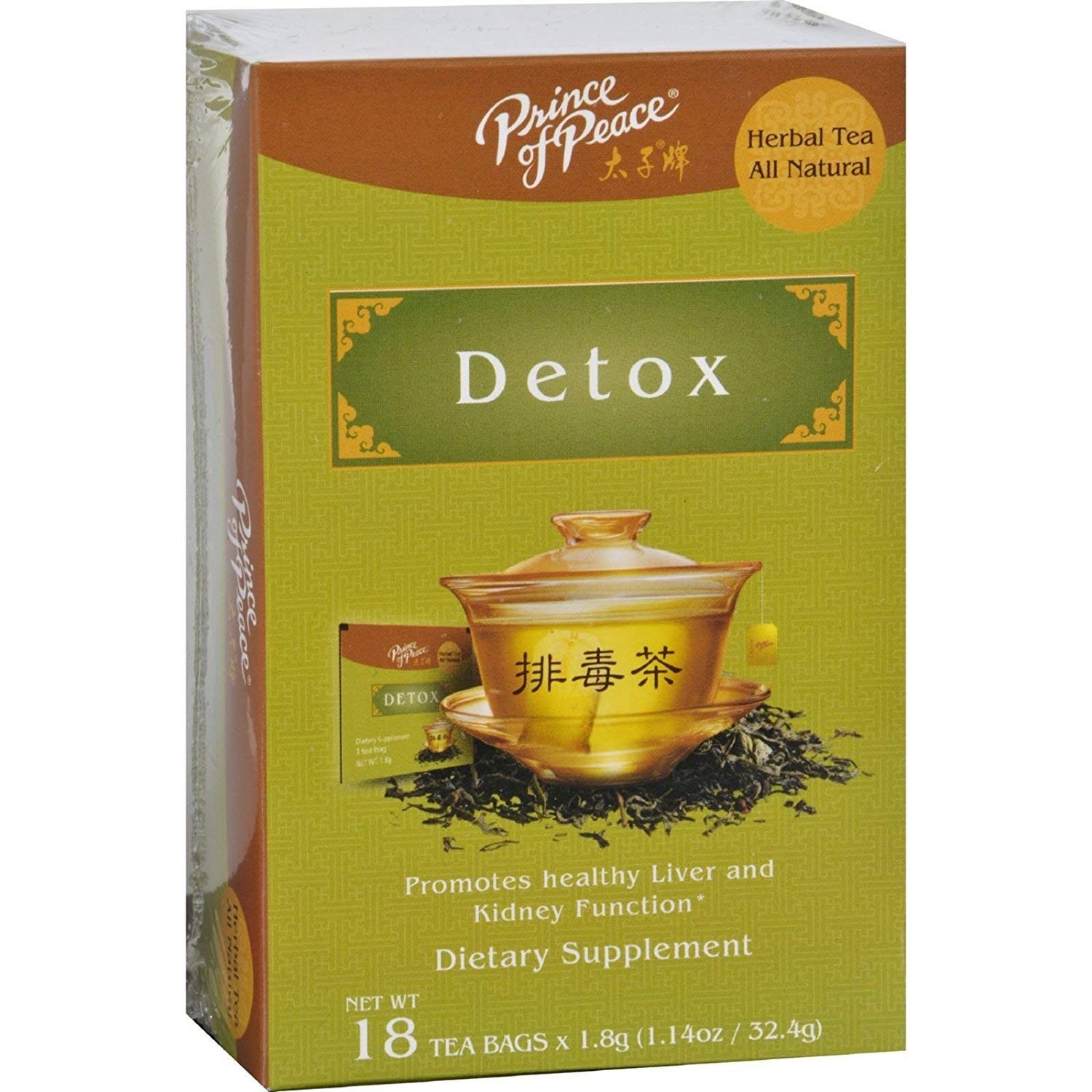 PRINCE OF PEACE DETOX TEA 18 Each