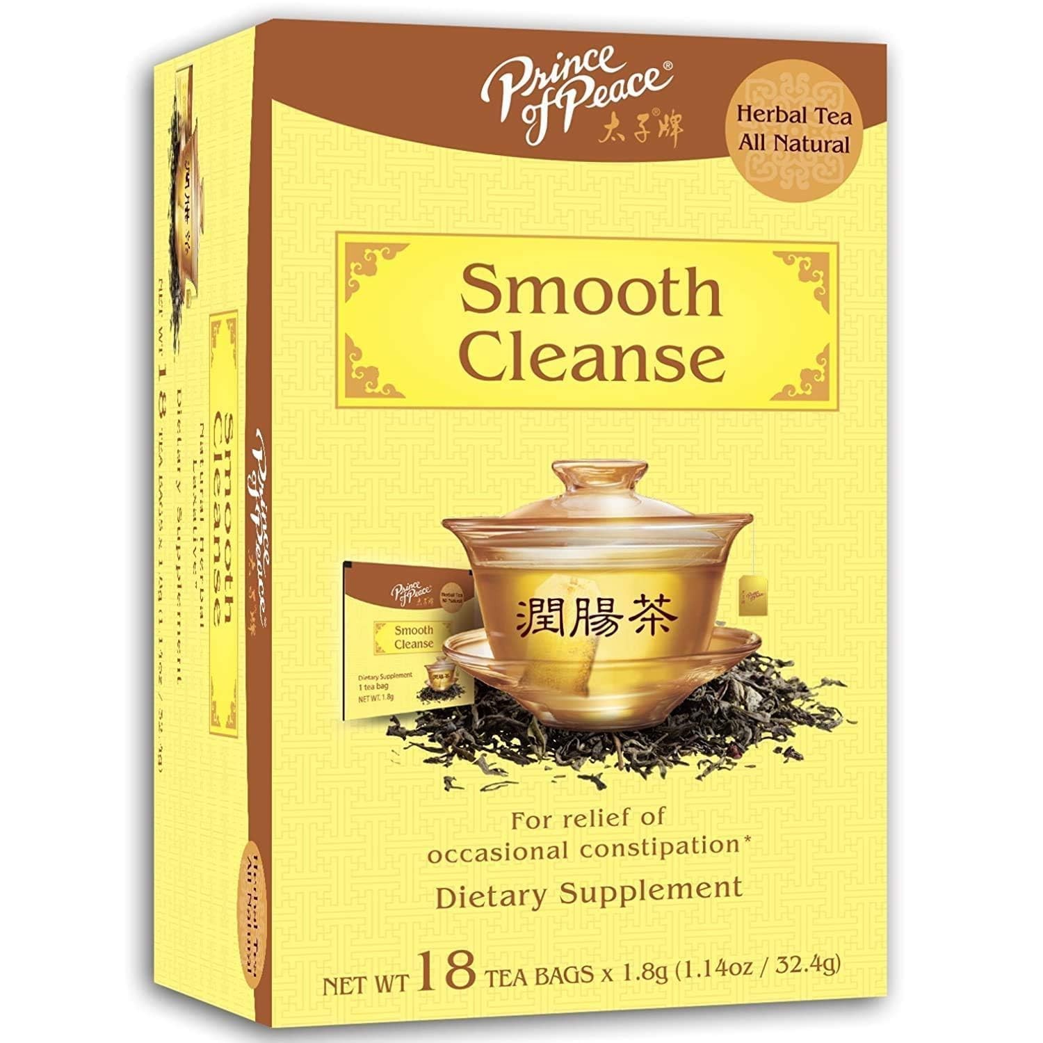 Prince Of Peace Smooth Cleanse Tea 18 BAG