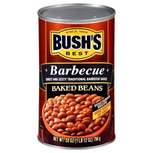 BUSH'S BBQ BAKED BEANS                   1 OZ