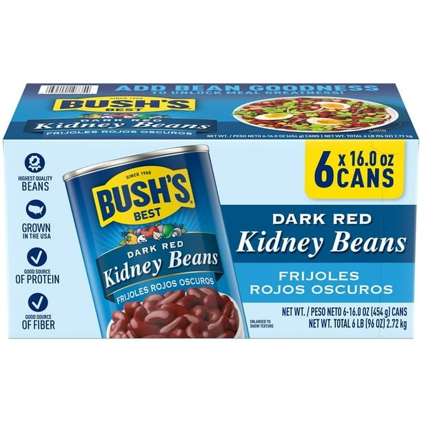 Bushs Red Kidney Beans 6 LBS