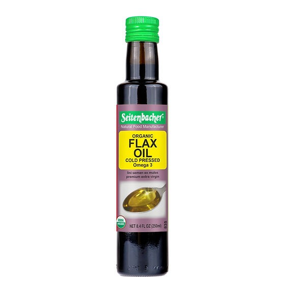 SEITENBACHER ORGANIC FLAX OIL 0.55 Lbs