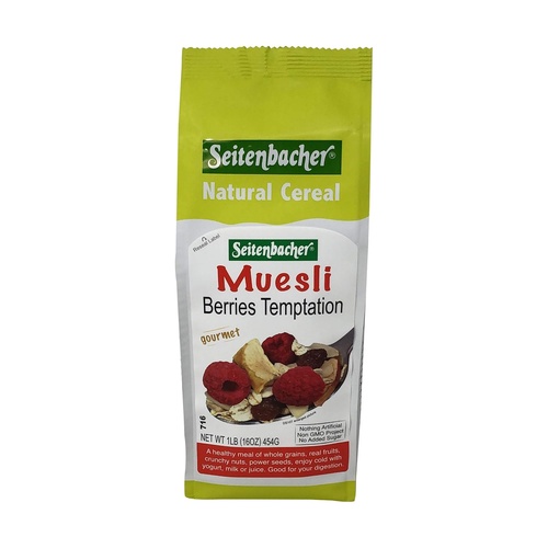 SEITENBACHER MUSLI BERRIES TEMPTATN      1 OZ