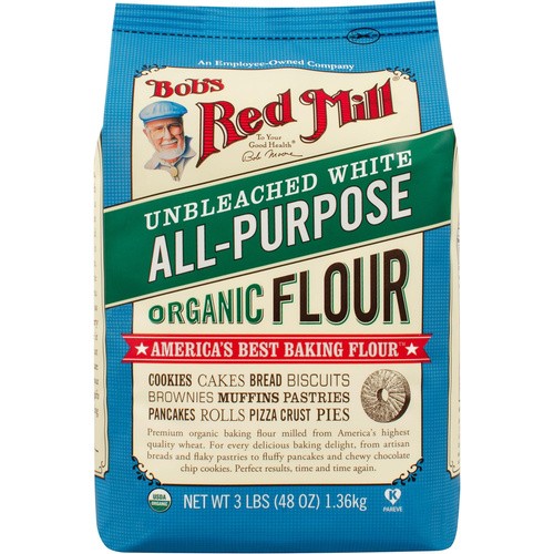 BOBS RED MILL ORG UNBLEACHED FLOUR       80 OZ